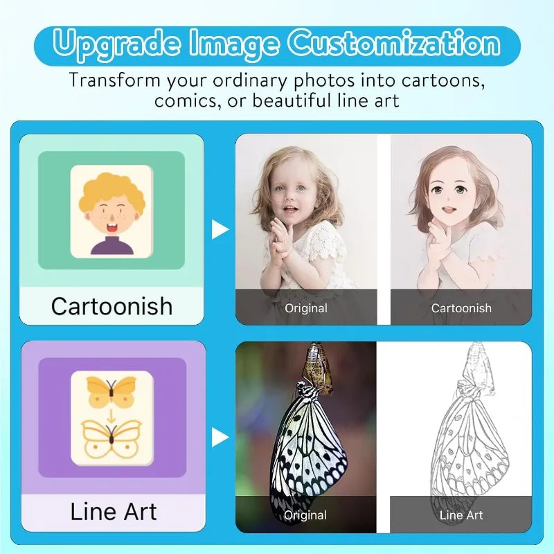 Mini Pocket Photo Sticker Printer